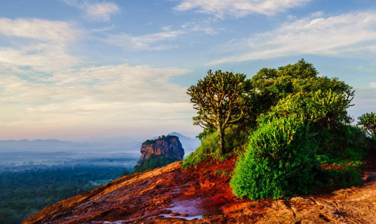 Sunrise,View,To,Sigiriya,Rock,-,Lion,Rock,-,From