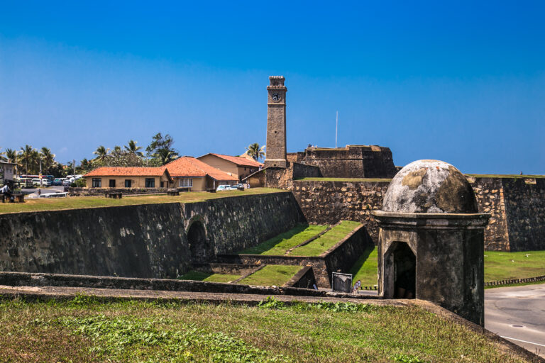 The,Clock,Tower,In,Fort,Gale,At,Sri,Lanka
